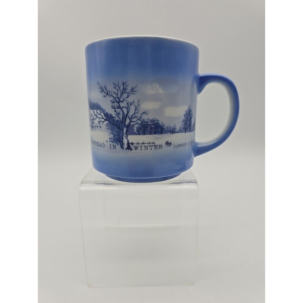 Currier & Ives The Homestead In Winter Souvenir Mug